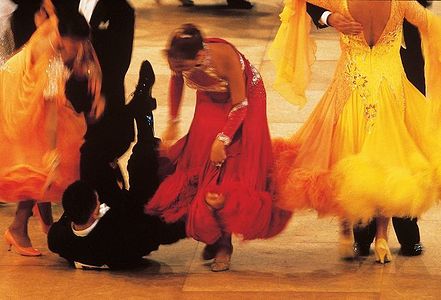 The opening of the Italian Ballroom Dance Championship. San Remo. June 1996